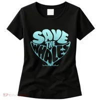 Whale Tail Save The Whales Women's T-Shirt thumb 0