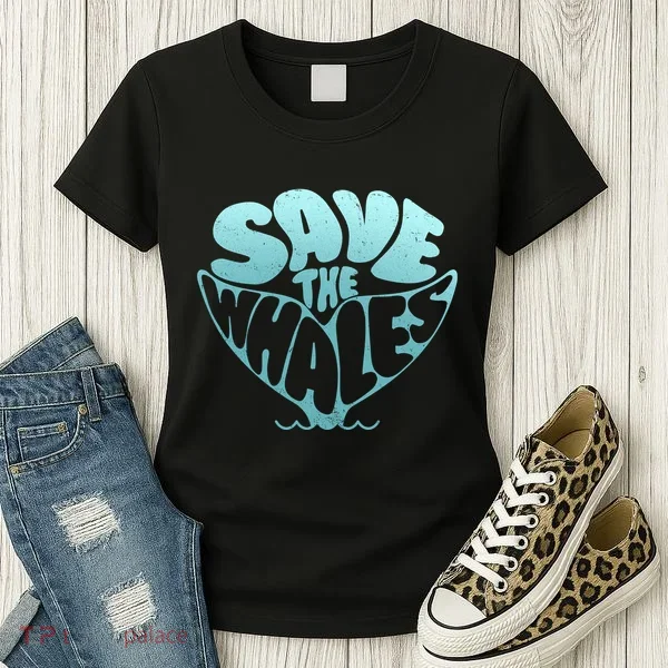 Whale Tail Save The Whales Women's T-Shirt