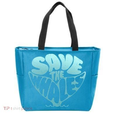 Whale Tail Save The Whales Tote Bag