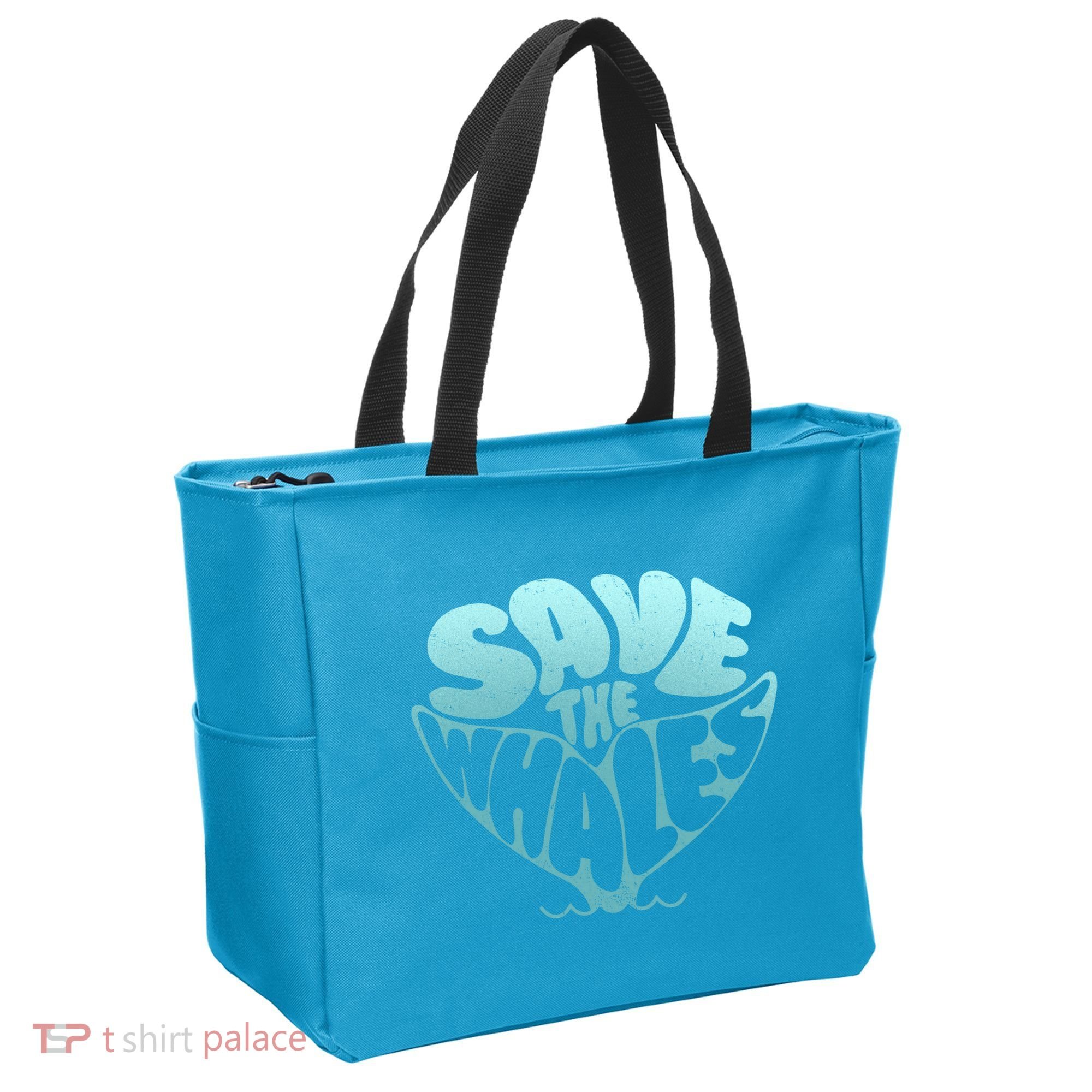 Whale Tail Save The Whales Tote Bag