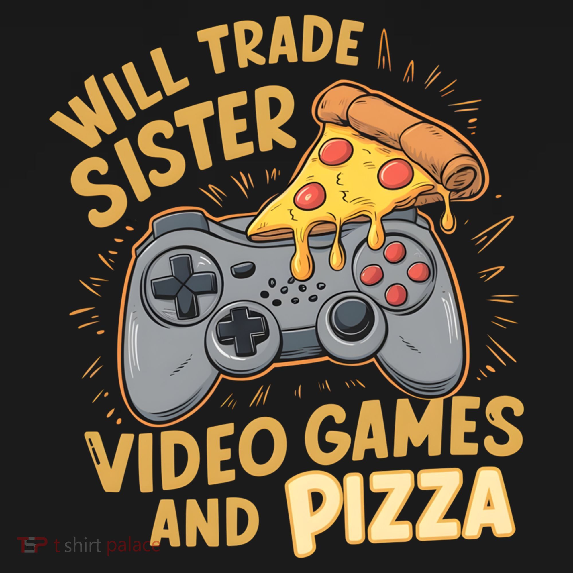 Will Trade Sister For Video Games And Pizza Gaming Cute Gift Backpack