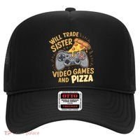 Will Trade Sister For Video Games And Pizza Gaming Cute Gift Hat thumb 0