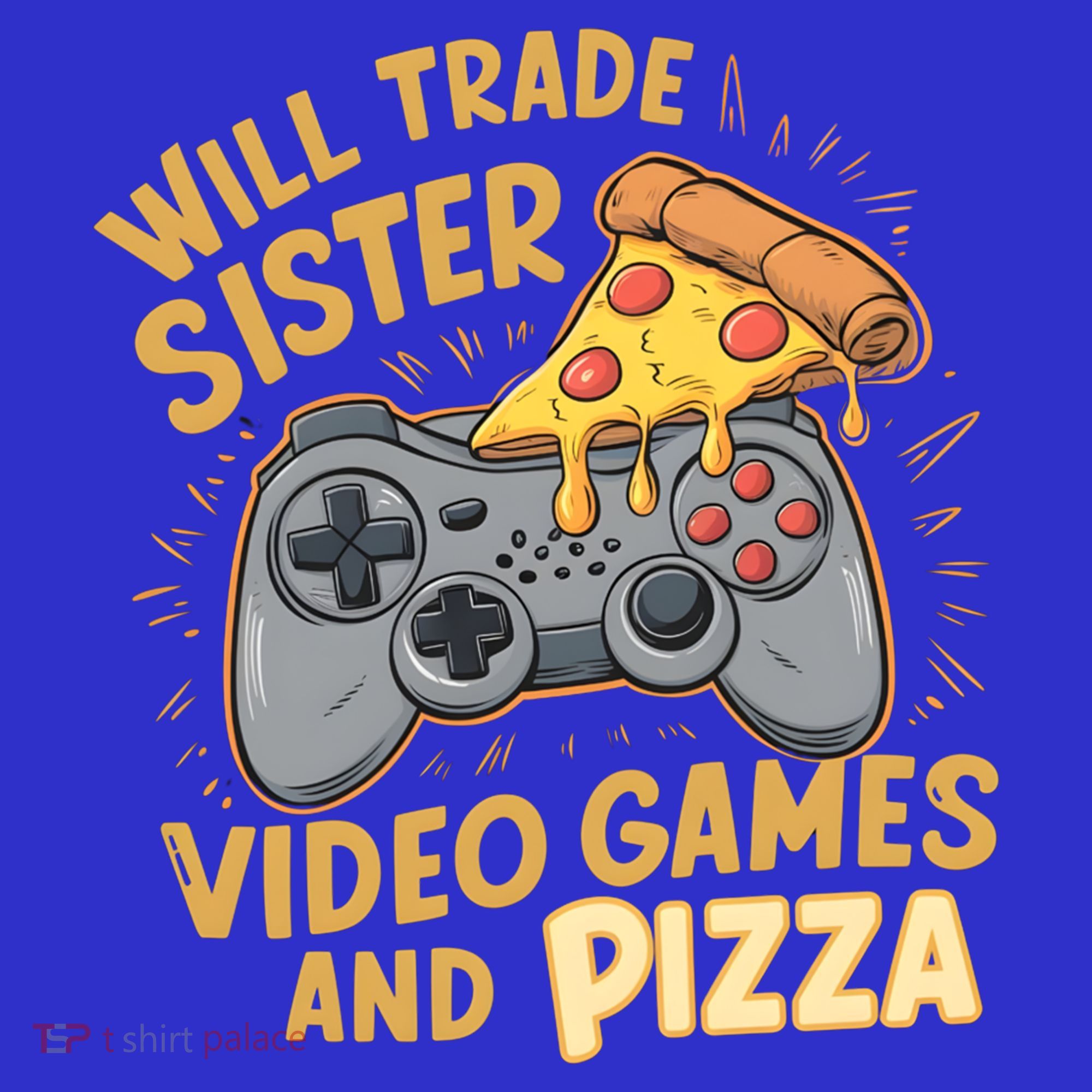 Will Trade Sister For Video Games And Pizza Gaming Cute Gift Kids Sweatshirt