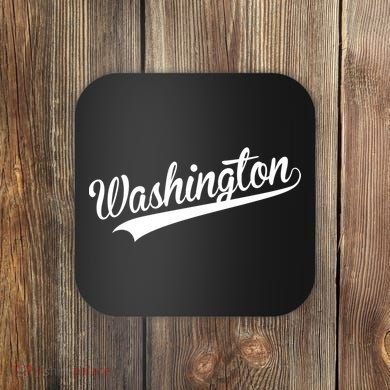 Washington Throwback Sports Fan Coaster