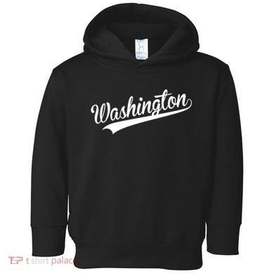 Washington Throwback Sports Fan Toddler Hoodie