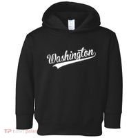 Washington Throwback Sports Fan Toddler Hoodie thumb 0