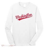 Washington Throwback Sports Fan Long Sleeve Shirt thumb 0