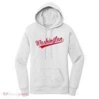Washington Throwback Sports Fan Women's Hoodie thumb 0