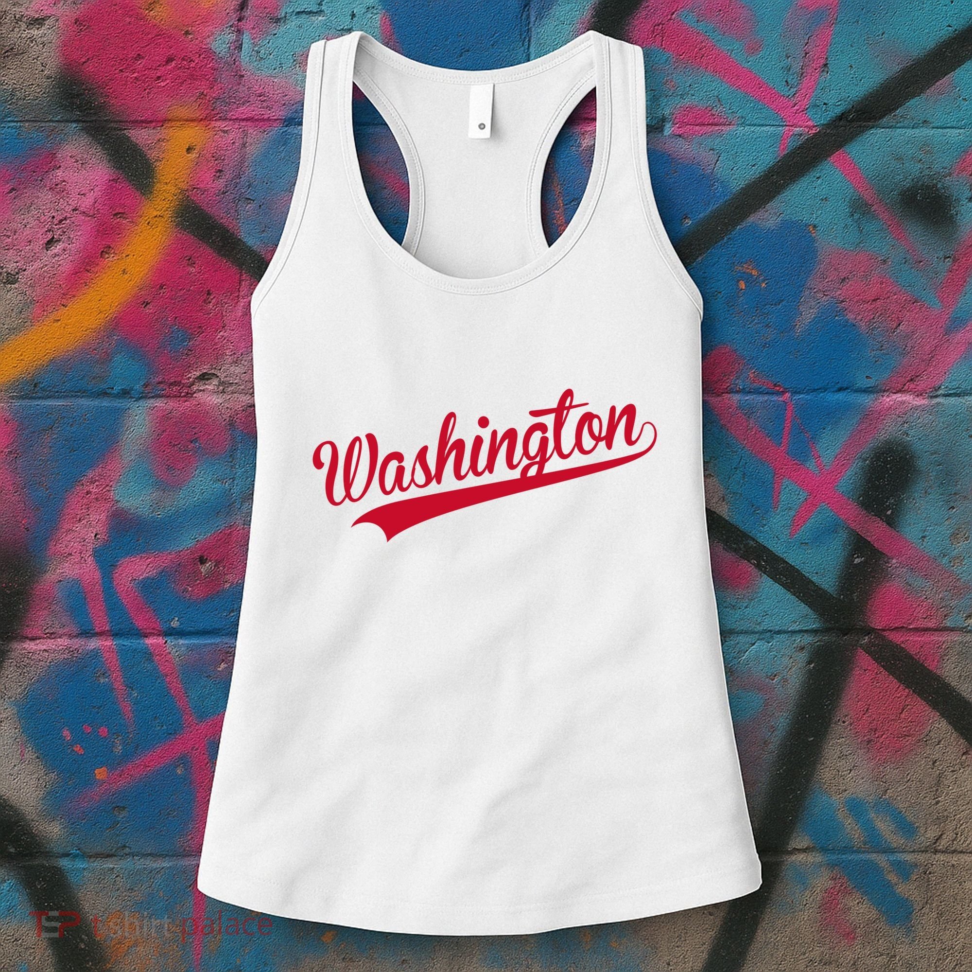 Washington Throwback Sports Fan Women's Tank Top