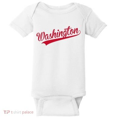 Washington Throwback Sports Fan Baby Bodysuit