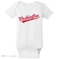 Washington Throwback Sports Fan Baby Bodysuit thumb 0