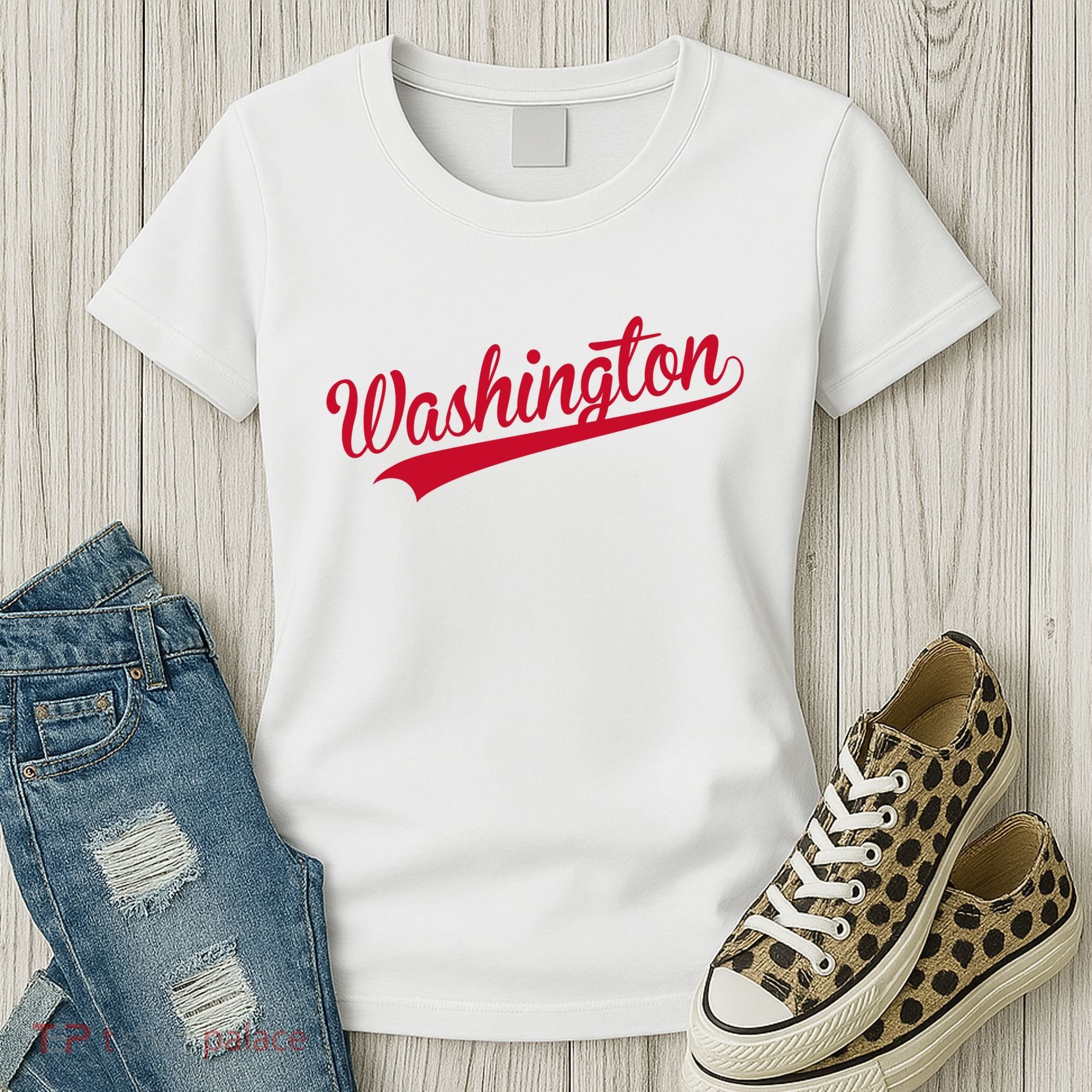 Washington Throwback Sports Fan Women's T-Shirt