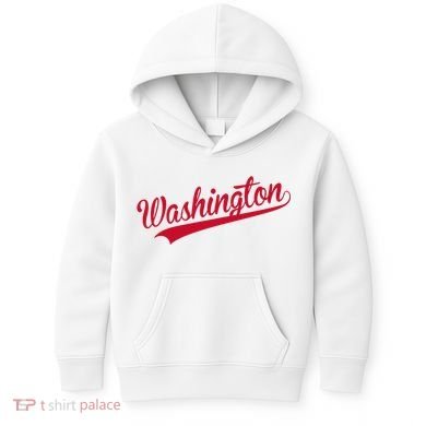 Washington Throwback Sports Fan Kids Hoodie