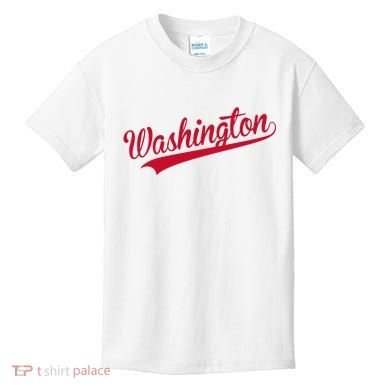 Washington Throwback Sports Fan Kids T-Shirt