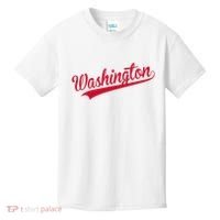 Washington Throwback Sports Fan Kids T-Shirt thumb 0