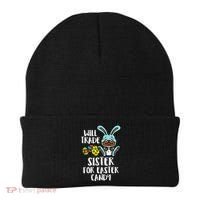 Will Trade Sister For Easter Candy Funny Beanie thumb 0