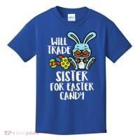 Will Trade Sister For Easter Candy Funny Kids T-Shirt thumb 0