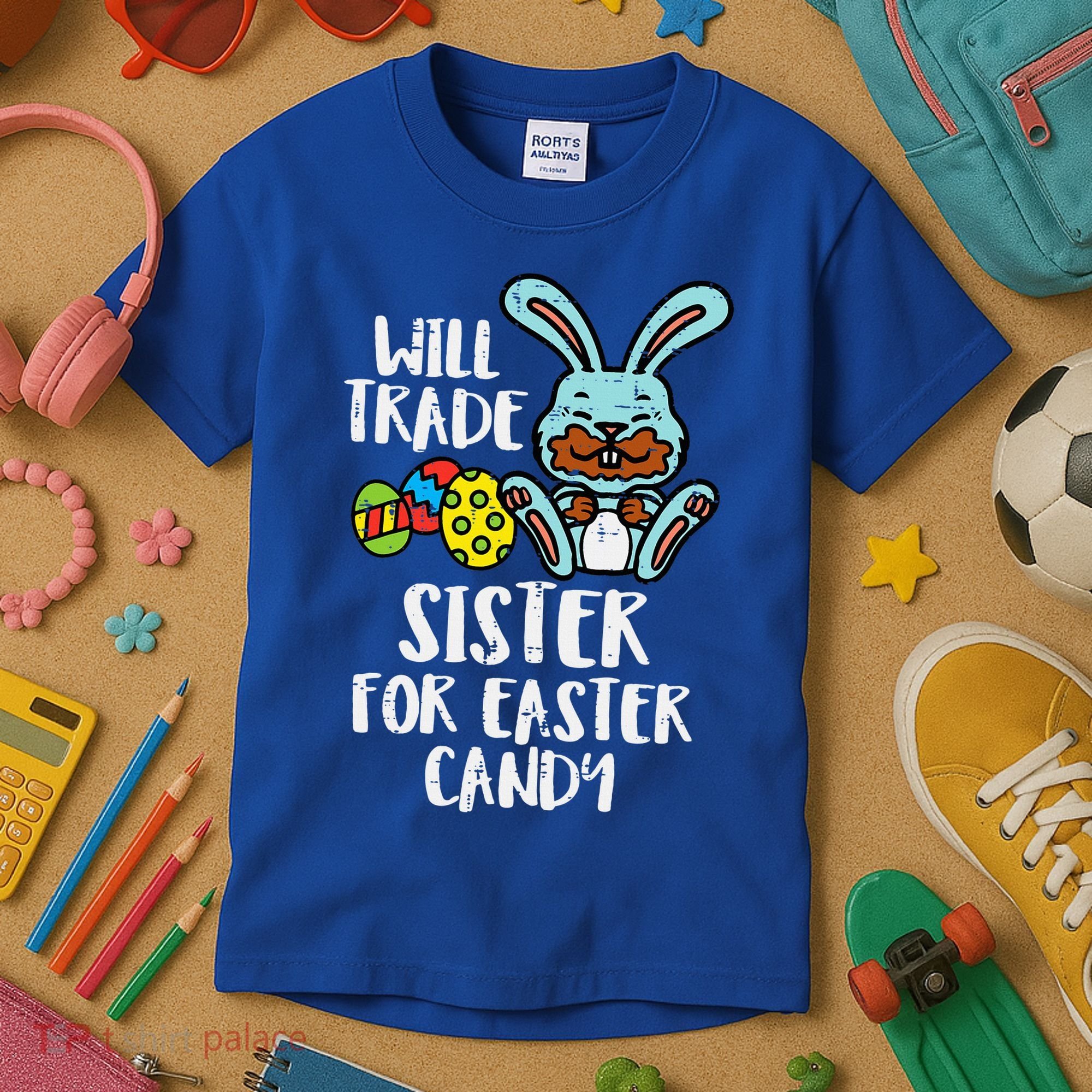 Will Trade Sister For Easter Candy Funny Kids T-Shirt