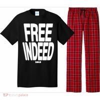 Who The Son Sets Free Free Indeed Bold Pajama Set thumb 0