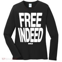 Who The Son Sets Free Free Indeed Bold Women's Long Sleeve Shirt thumb 0