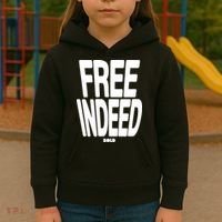 Who The Son Sets Free Free Indeed Bold Kids Hoodie thumb 3