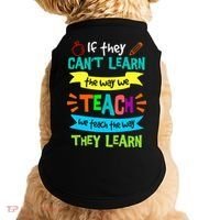 We Teach The Way They Learn SPED Special Teacher  Doggie Tank thumb 0