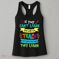 We Teach The Way They Learn SPED Special Teacher  Women's Tank Top thumb 3