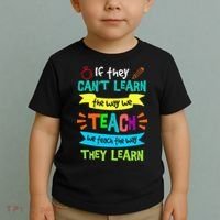 We Teach The Way They Learn SPED Special Teacher  Toddler T-Shirt thumb 2