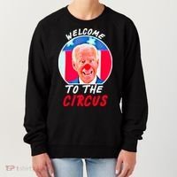 Welcome To The Circus Funny Anti Biden Clown Women's Sweatshirt thumb 0