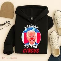 Welcome To The Circus Funny Anti Biden Clown Hoodie thumb 4