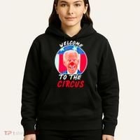 Welcome To The Circus Funny Anti Biden Clown Hoodie thumb 5