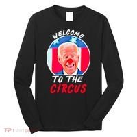 Welcome To The Circus Funny Anti Biden Clown Long Sleeve Shirt thumb 0