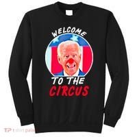 Welcome To The Circus Funny Anti Biden Clown Sweatshirt thumb 0