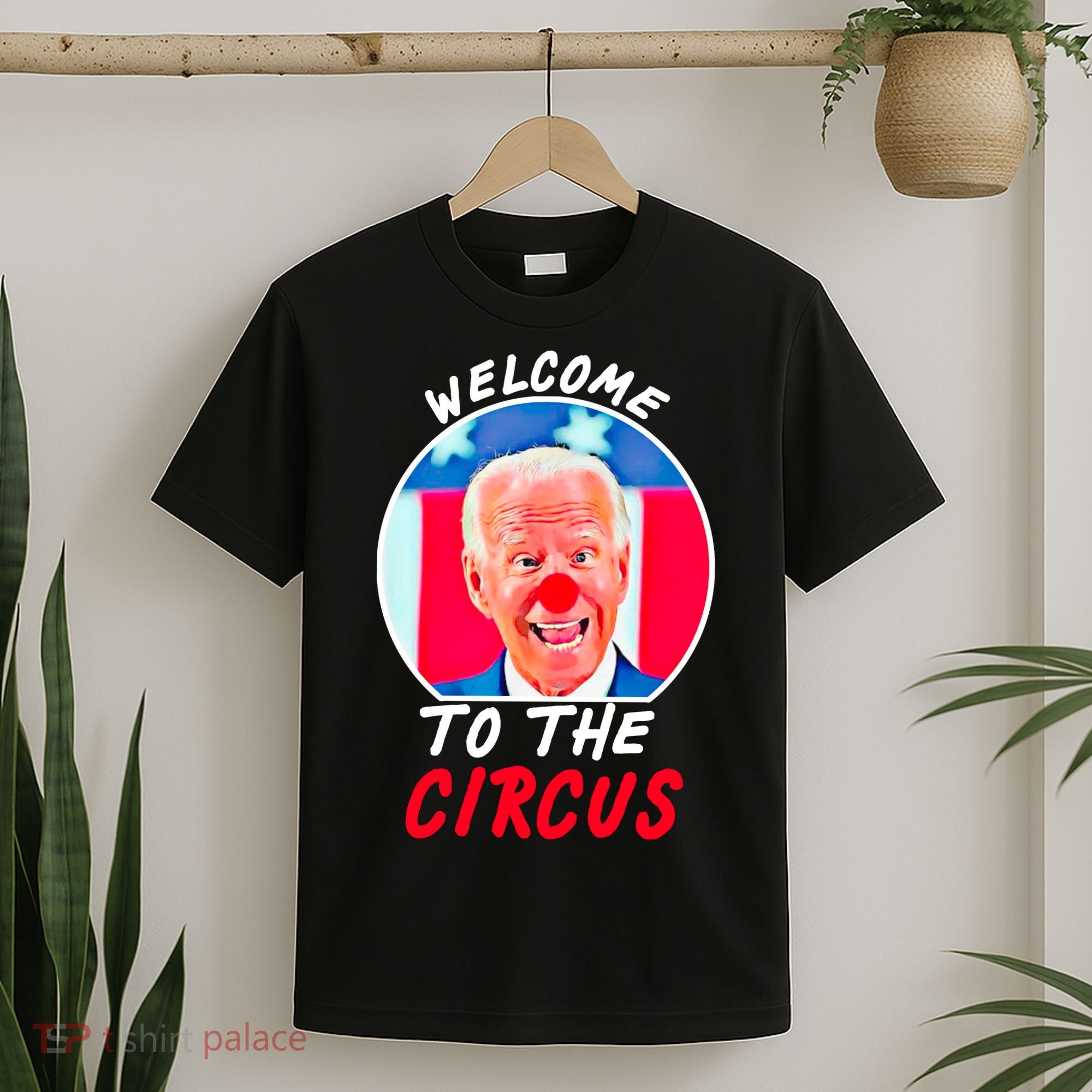 Welcome To The Circus Funny Anti Biden Clown T-Shirt