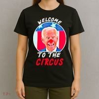 Welcome To The Circus Funny Anti Biden Clown T-Shirt thumb 4