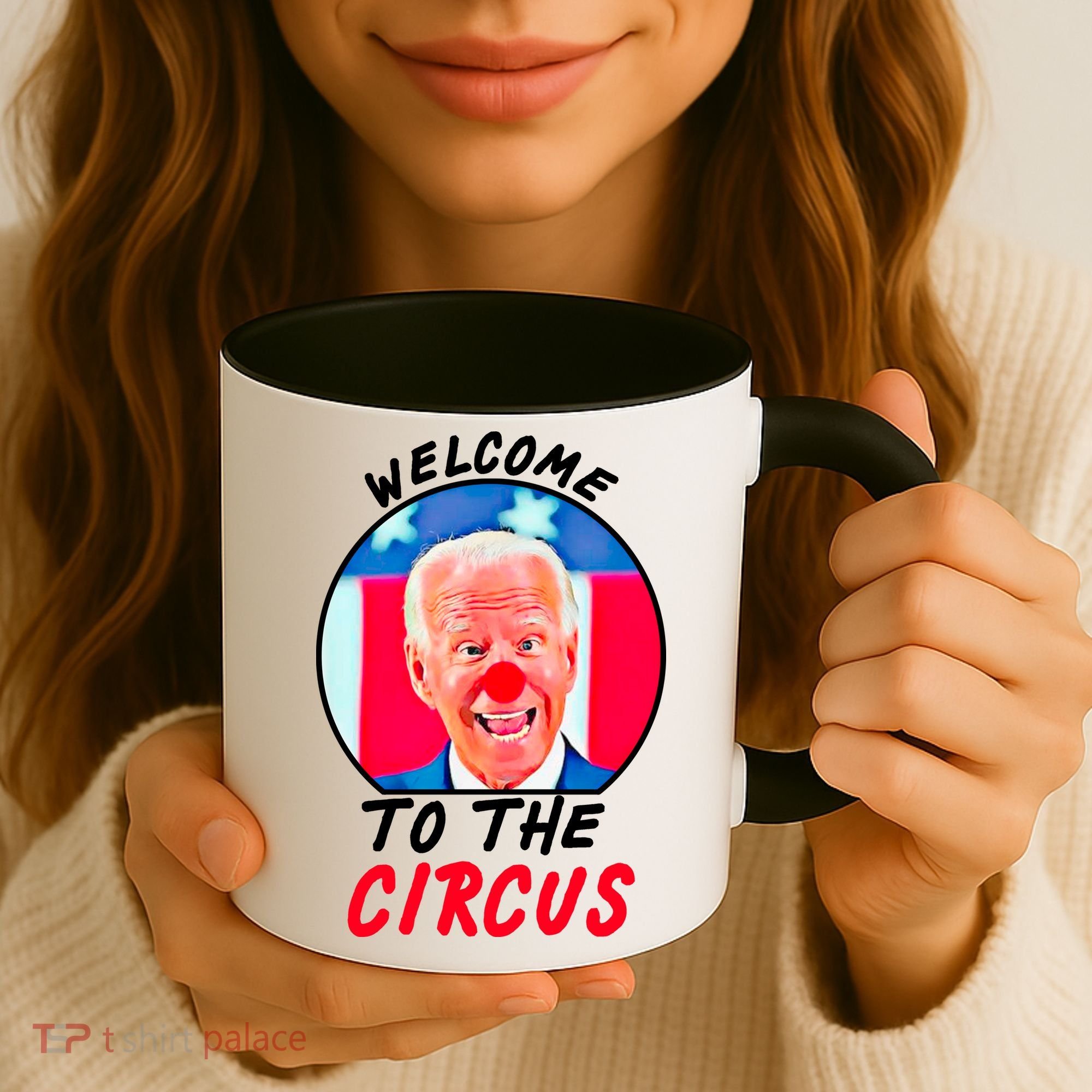 Welcome To The Circus Funny Anti Biden Clown Coffee Mug
