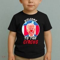 Welcome To The Circus Funny Anti Biden Clown Toddler T-Shirt thumb 2