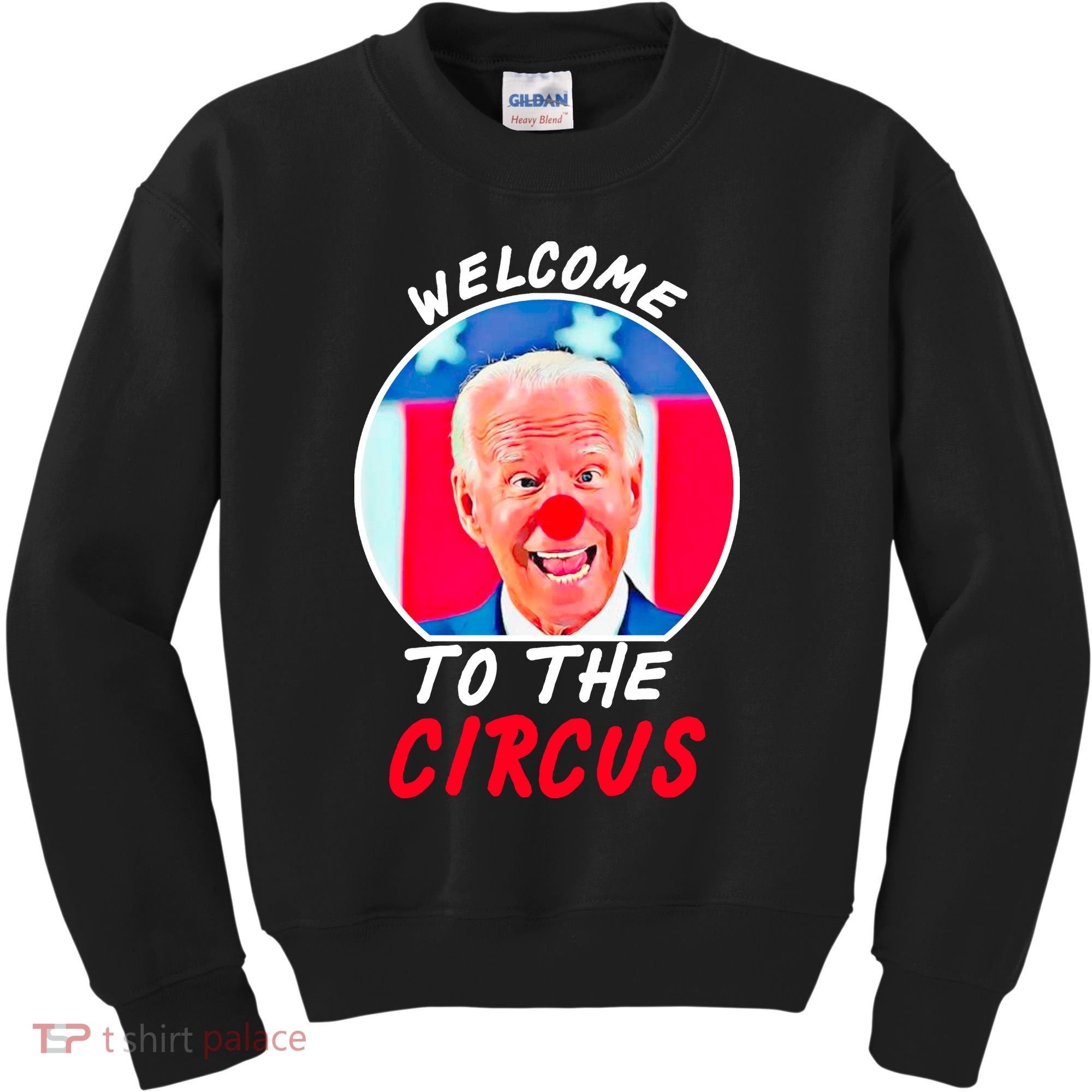 Welcome To The Circus Funny Anti Biden Clown Kids Sweatshirt