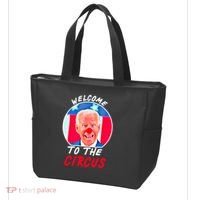 Welcome To The Circus Funny Anti Biden Clown Tote Bag thumb 3