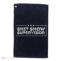 Welcome To The Shitshow Meme (Explicit), Supervisor Golf Towel thumb 0