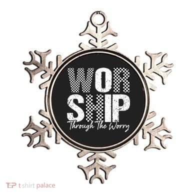 Worship Through The Worry Christian Faith Jesus Ornament