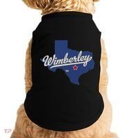 Wimberley Texas Tx Map Doggie Tank thumb 0