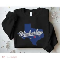 Wimberley Texas Tx Map Sweatshirt thumb 2