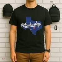 Wimberley Texas Tx Map T-Shirt thumb 6