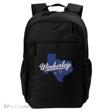 Wimberley Texas Tx Map Backpack