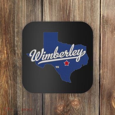 Wimberley Texas Tx Map Coaster