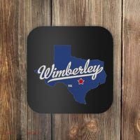 Wimberley Texas Tx Map Coaster thumb 0