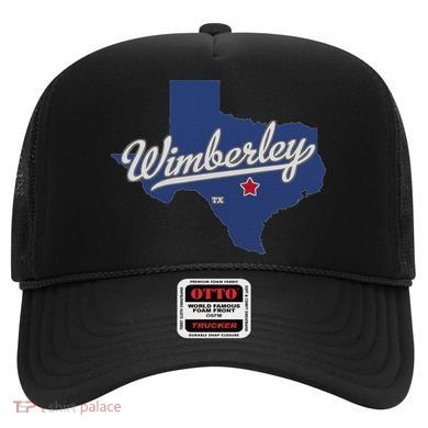 Wimberley Texas Tx Map Hat