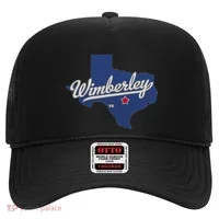 Wimberley Texas Tx Map Hat thumb 0