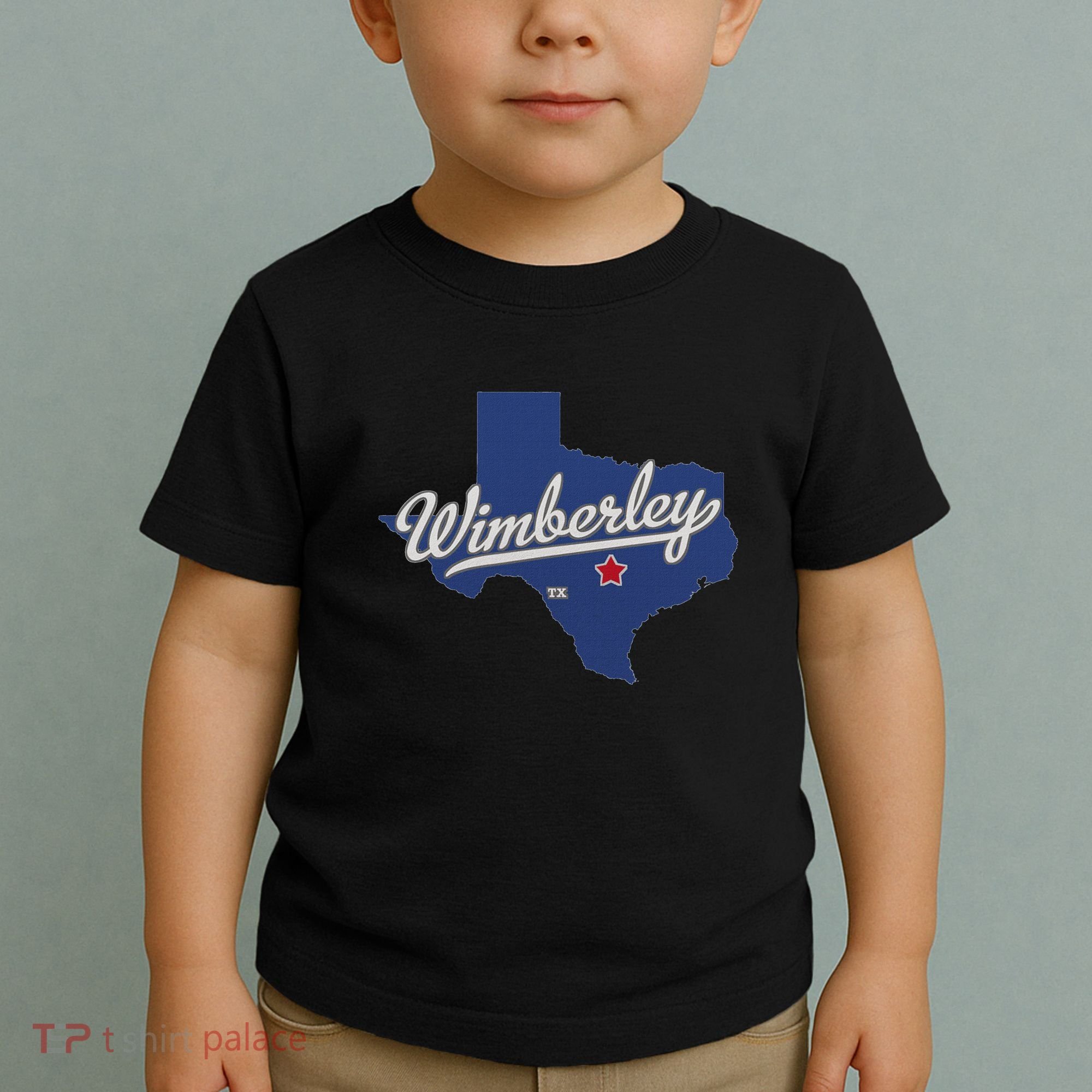 Wimberley Texas Tx Map Toddler T-Shirt